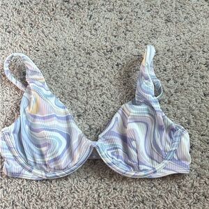 Hollister Pastel Swirl Bikini Top